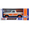 1978 Ford Bronco Light Blue and Orange 'Gulf Oil' 'Gulf Die-Cast Collection' 1/24 Diecast Model Car by Motormax