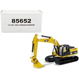 CAT Caterpillar 320D L Hydraulic Excavator with Multiple Work Tools and Operator 'High Line' Series 1/87 (HO) Scale Diecast Model by Diecast Masters