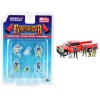 'Firefighter II' 6 piece Diecast Set (4 Figurines 1 Dog and 1 Accessory) for 1/64 Scale Models by American Diorama