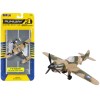 Curtiss P-40 Warhawk Fighter Aircraft Camouflage 'Flying Tigers-First American Volunteer Group' with Runway Section Diecast Model Airplane by Runway24