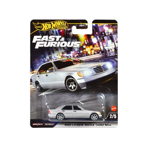 Mercedes-Benz 500 SEL Silver Metallic 'The Fast and the Furious: Tokyo Drift' (2006) Movie 'Fast & Furious' Series Diecast Model Car by Hot Wheels