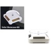 3.5″ Solar Rotating Display Stand with White Base for 1/64 Scale Model Cars
