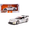 2005 Chevrolet Corvette C6-R #3 Olivier Beretta - Oliver Gavin 'Compuware' White 'Bigtime Muscle' 1/24 Diecast Model Car by Jada