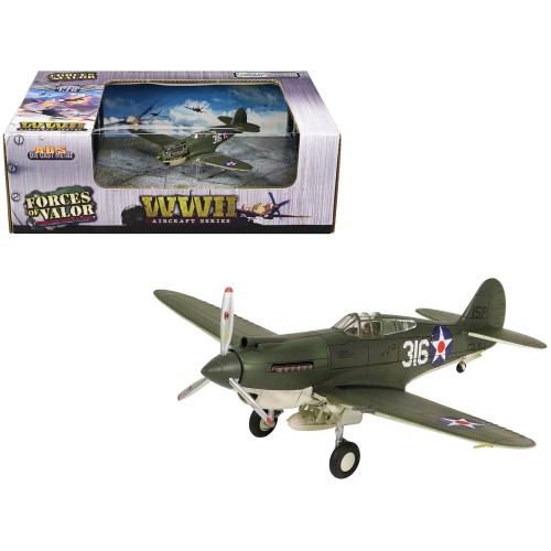 Curtiss P-40B HAWK 81A-2 (P-8127) Aircraft Fighter '47th Pursuit Squadron (15th Pursuit Group) Serial : 316/15P Hawaiian Islands Pearl Habor' (7 December 1941) 'WW2 Aircrafts Series' 1/72 Diecast Model by Forces of Valor