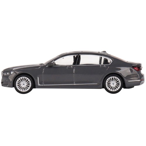BMW 750Li xDrive Bernina Gray Amber Effect with Sunroof Limited Edition to 2400 pieces Worldwide 1/64 Diecast Model Car by Mini GT