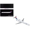McDonnell Douglas MD-90 Commercial Aircraft 'Delta Air Lines' (N910DN) White with Blue and Red Tail 'Gemini 200' Series 1/200 Diecast Model Airplane by GeminiJets