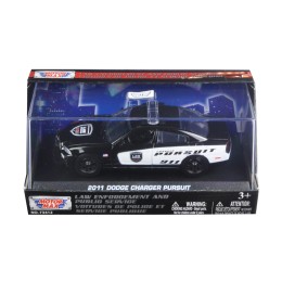 2011 Dodge Charger Pursuit Police Car In Display Showcase 1/43 Diecast Model Car by Motormax