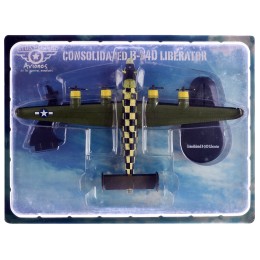 Consolidated B-24D Liberator Aircraft 'You Cawn't Miss It 448th Bombardment Group 8th Air Force' (1944) British Royal Air Force 1/144 Diecast Model Airplane by Mitos Del Aire