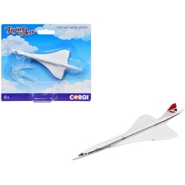 BAe/Aerospatiale Concorde Commercial Aircraft 'British Airways' White 'Flyin Aces' Series Diecast Model by Corgi