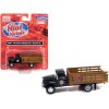 1957 Chevrolet Stakebed Truck Matt Black 'Marvel Mystery Oil Co.' 1/87 (HO) Scale Model Car by Classic Metal Works