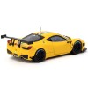 Ferrari 458 Italia GT3 Yellow with Italian Flag Stripes 'Road64' Series 1/64 Diecast Model Car by Tarmac Works