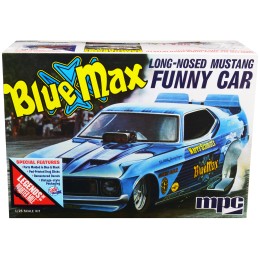 Skill 2 Model Kit 'Blue Max' Long Nose Mustang Funny Car 1/25 Scale Model Car by MPC