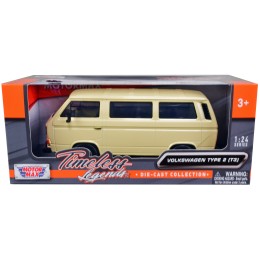 Volkswagen Type 2 (T3) Van Beige 'Timeless Legends' Series 1/24 Diecast Model Car by Motormax