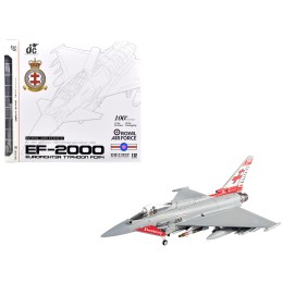 Eurofighter Typhoon FGR4 EF-2000 Aircraft 'No.41(R) Squadron 100th Anniversary' (2016) British Royal Air Force 1/72 Diecast Model by JC Wings