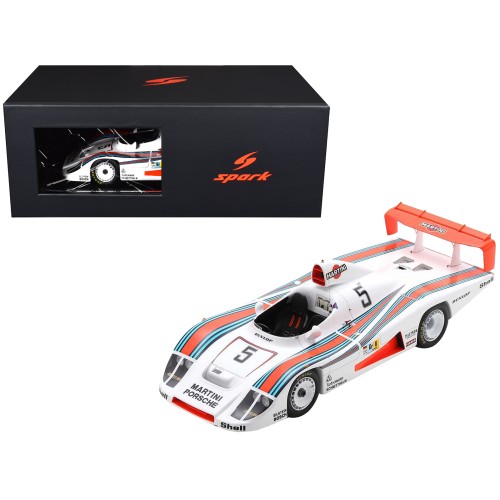 Porsche 936/78 #5 Jacky Ickx - Henri Pescarolo - Jochen Mass 'Martini Racing Porsche System' '24 Hours of Le Mans' (1978) with Acrylic Display Case 1/18 Model Car by Spark
