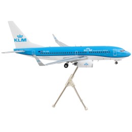 Boeing 737-700 Commercial Aircraft 'KLM Royal Dutch Airlines' Blue with White Tail 'Gemini 200' Series 1/200 Diecast Model Airplane by GeminiJets