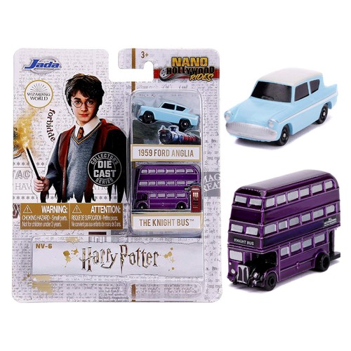 'Harry Potter' 2 piece Set 'Nano Hollywood Rides' Diecast Models by Jada