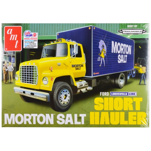 Skill 3 Model Kit Ford Louisville Line Short Hauler 'Morton Salt' 1/25 Scale Model by AMT