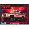 Level 4 Model Kit Jim Hopper's 1985 Chevrolet K5 Blazer 'Stranger Things' (2016-Current) TV Series 1/25 Scale Model by Revell