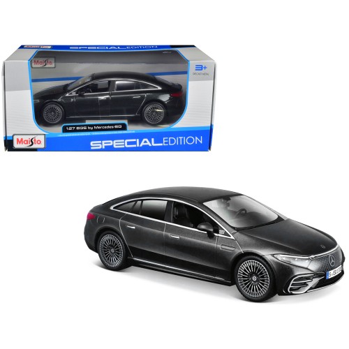 Mercedes-Benz EQS Gray Metallic 'Special Edition' Series 1/27 Diecast Model Car by Maisto
