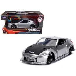 Nissan 370Z Silver with Black Hood 'Fast & Furious' Series 1/32 Diecast Model Car by Jada