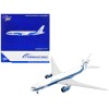 Boeing 777F Commercial Aircraft 'AirBridgeCargo' White with Blue Stripes 1/400 Diecast Model Airplane by GeminiJets