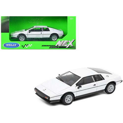 Lotus Esprit S2 Type 79 White 'NEX Models' Series 1/24 Diecast Model Car by Welly