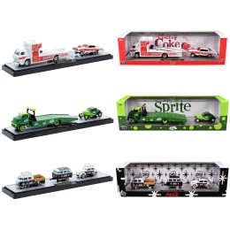 Auto Haulers 'Soda' Set of 3 pieces Release 36 Limited Edition to 8000 pieces Worldwide 1/64 Diecast Models by M2 Machines