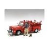 'Firefighters' Getting Ready Figure with Boots Accessory for 1/18 Scale Models by American Diorama