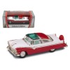 1955 Ford Crown Victoria Red and White 1/43 Diecast Model Car by Road Signature
