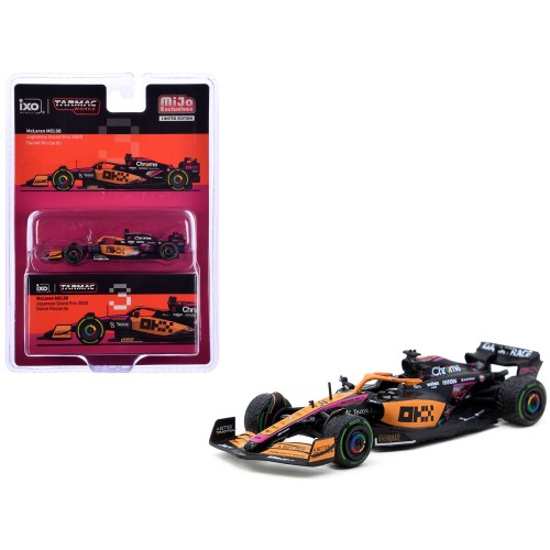 McLaren MCL36 #3 Daniel Ricciardo Formula One F1 'Japanese GP' (2022) 'Global64' Series 1/64 Diecast Model Car by Tarmac Works