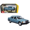 Mercedes-Benz 190 E 2.6 Blue Metallic 1/24 Diecast Model Car by Bburago
