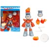 Fire Man 5.5' Moveable Figure with Accessories and Alternate Head and Hands 'Mega Man' (1987) Video Game model by Jada