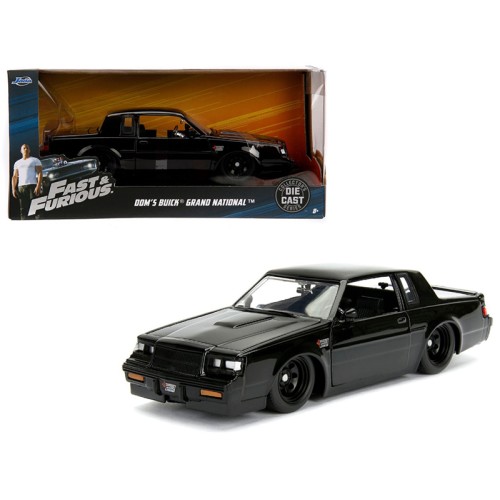 Dom's Buick Grand National Black 'Fast & Furious' Movie 1/24 Diecast Model Car by Jada