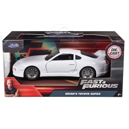 Brian's Toyota Supra White 'Fast & Furious 7' (2015) Movie 1/32 Diecast Model Car by Jada