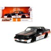 1987 Buick Grand National #7 'Buick Racing' Black and White with Stripes 'Bigtime Muscle' Series 1/24 Diecast Model Car by Jada