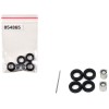 Rear Low Profile Wheelset Chrome 1/87 (HO) Plastic Model by Promotex