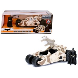 'The Dark Knight' Batmobile with Batman Diecast Figure Camouflage Version 'DC Comics' Series 1/24 Diecast Model Car by Jada