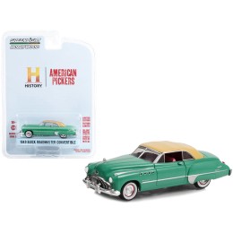 1949 Buick Roadmaster Convertible Green with Tan Soft Top 'American Pickers' (2010-Current) TV Series 'Hollywood Series' Release 37 1/64 Diecast Model Car by Greenlight