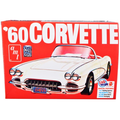 Skill 2 Model Kit 1960 Chevrolet Corvette 'Street Rods' 1/25 Scale Model by AMT