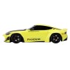 Nissan Z (RZ34) 'Pandem' Ikazuchi Yellow with Matt Black Hood 1/18 Model Car by Top Speed