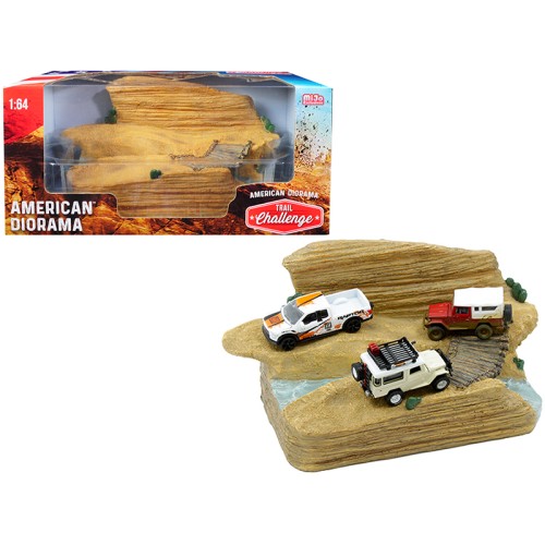 'Trail Challenge' Resin Diorama for 1/64 Scale Models by American Diorama