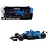Dallara IndyCar #20 Ed Carpenter 'Guy Care' Ed Carpenter Racing 'NTT IndyCar Series' (2024) 1/18 Diecast Model Car by Greenlight