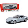 Ferrari Roma Gray Metallic 'Race + Play' Series 1/24 Diecast Model Car by Bburago
