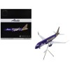 Embraer ERJ-175 Commercial Aircraft 'Alaska Airlines/Horizon - University of Washington Huskies' (N662QX) Purple with Gold Tail 'Gemini 200' Series 1/200 Diecast Model Airplane by GeminiJetsG2ASA1287