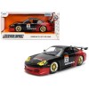 Porsche 911 GT3 RS (996) #33 'ADVAN' Black and Red 'Hyper-Spec' Series 1/24 Diecast Model Car by Jada