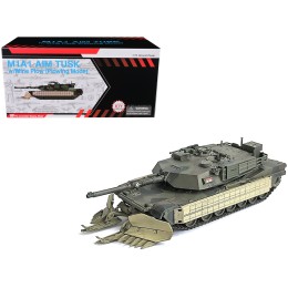 United States M1A1 AIM (Abrams Integrated Management) Tank with Mine Plow (Plowing Mode) #68 'United States Army' Olive Drab 'NEO Dragon Armor' Series 1/72 Plastic Model by Dragon Models