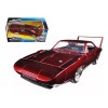 1969 Dodge Charger Daytona Red 'Fast & Furious 7' (2015) Movie 1/24 Diecast Model Car by Jada