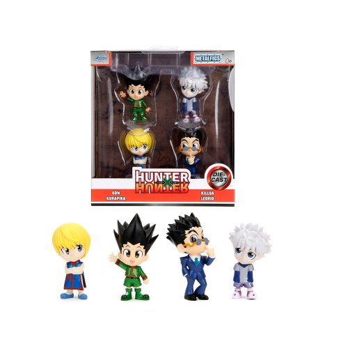 Set of 4 Diecast Figures 'Hunter × Hunter' (2011-2014) TV Series 'Metalfigs' Series Diecast Models by Jada