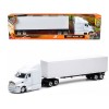 Peterbilt 387 Truck with Dry Goods Trailer White 'Long Haul Trucker' Series 1/43 Diecast Model by New Ray